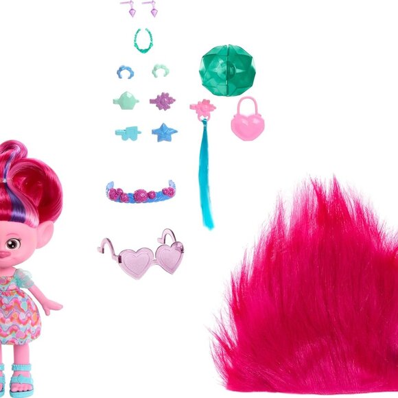 Trolls Band Together Fashion Doll, Hairsational Reveals Queen Poppy and Viva - Picture 7 of 13